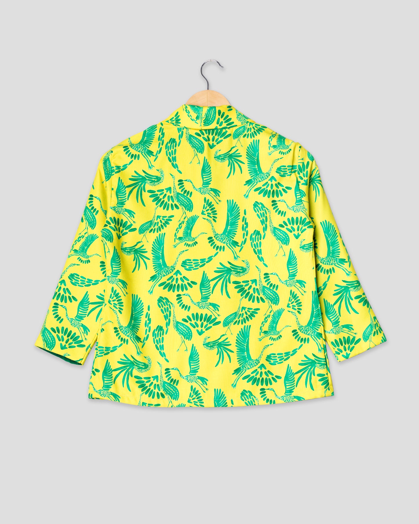 Women's "Flight of Fancy" Bird Print Jacket