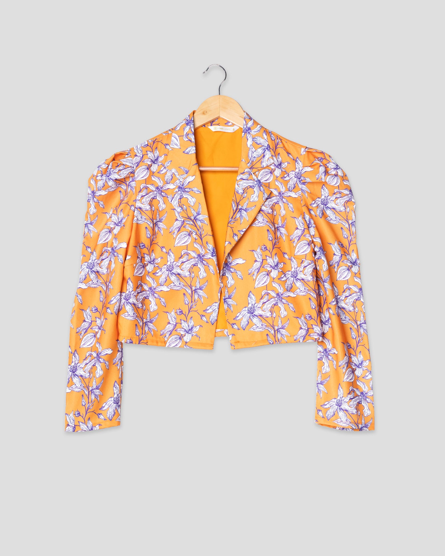 Vinatge Floral Art Short Jacket For Women