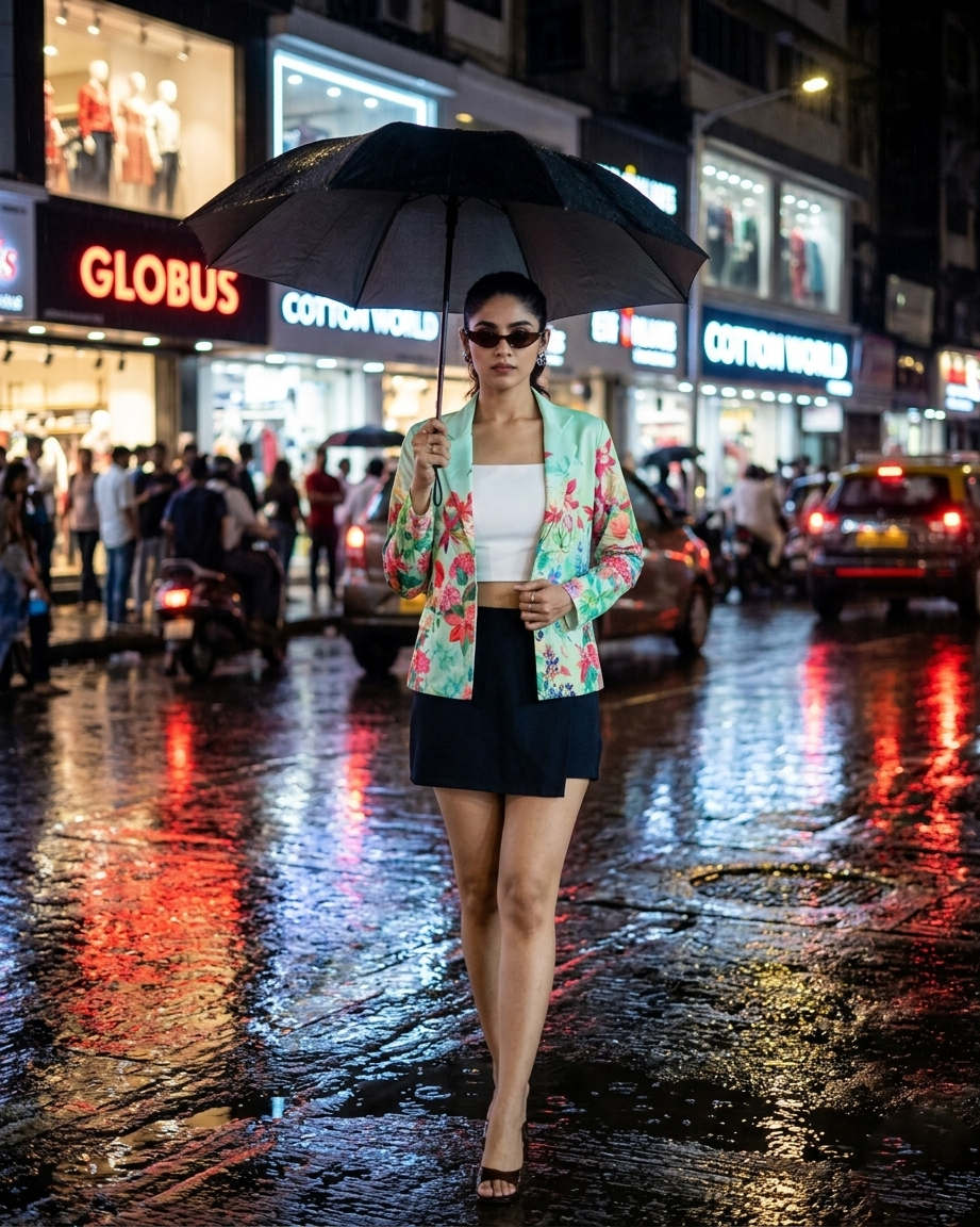 Fashion Forward Floral Collar Women's Jacket