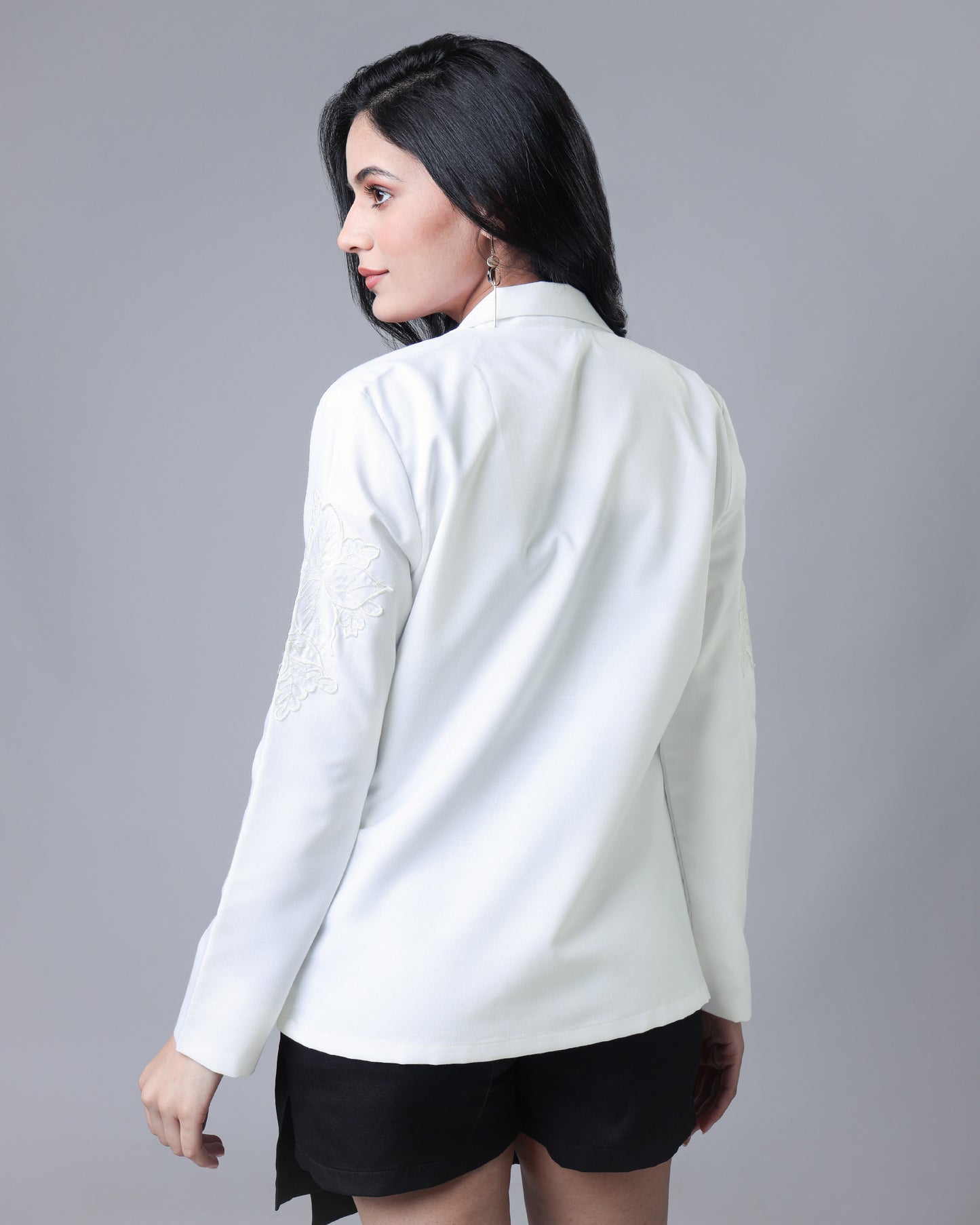 Feminine Edge Patchwork Women's Jacket - For The Fearless Few