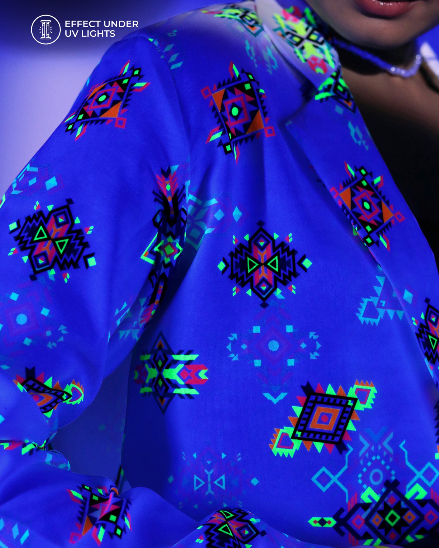 Patola Pop – Heritage Neon Women's Jacket With a Modern Twist