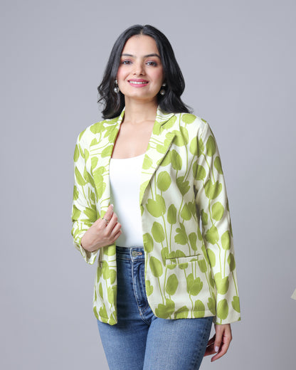 Niche Smart And Stylish Floral Jacket for Gen Z Trendsetters