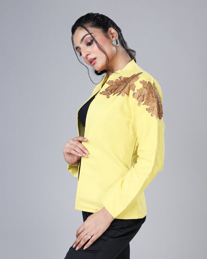Bold Floral Patchwork Jacket - Sleek Meets Street