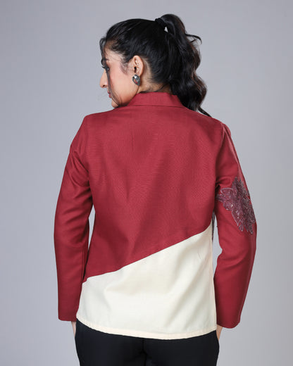 Patch Pop 2026 - Statement Color Block Jacket