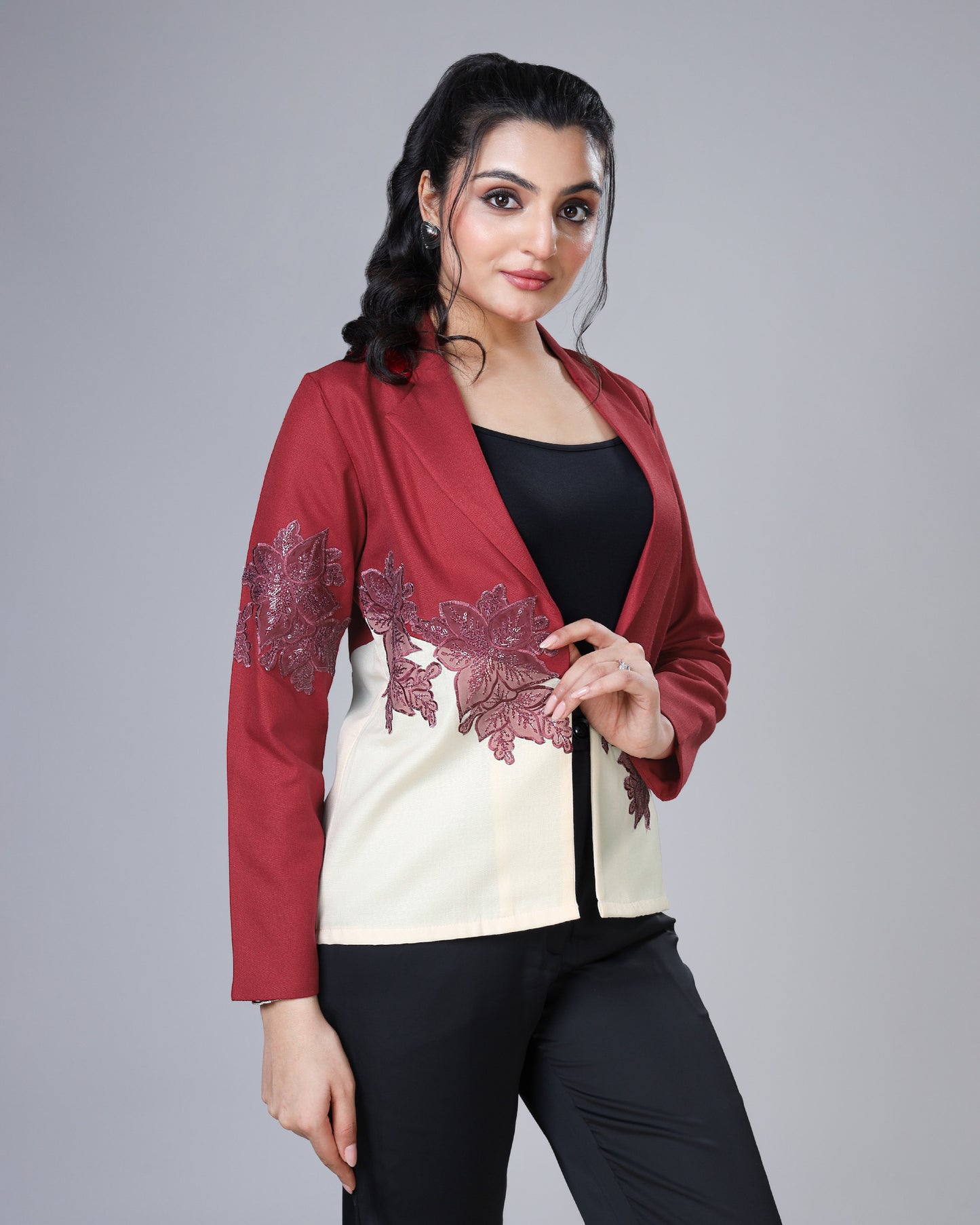 Patch Pop 2025 - Statement Color Block Jacket
