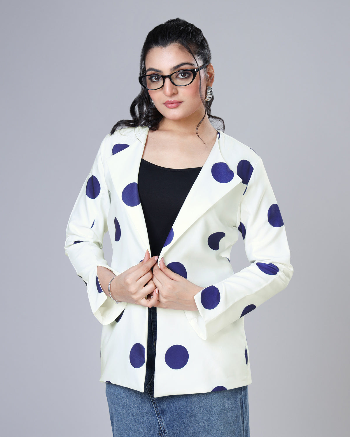 Top-Selling Style Polka Dot Women's Jacket