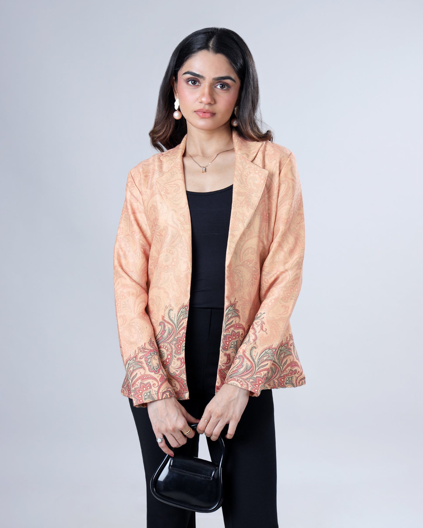 Classic Paisley Pashmina Jacket For Women