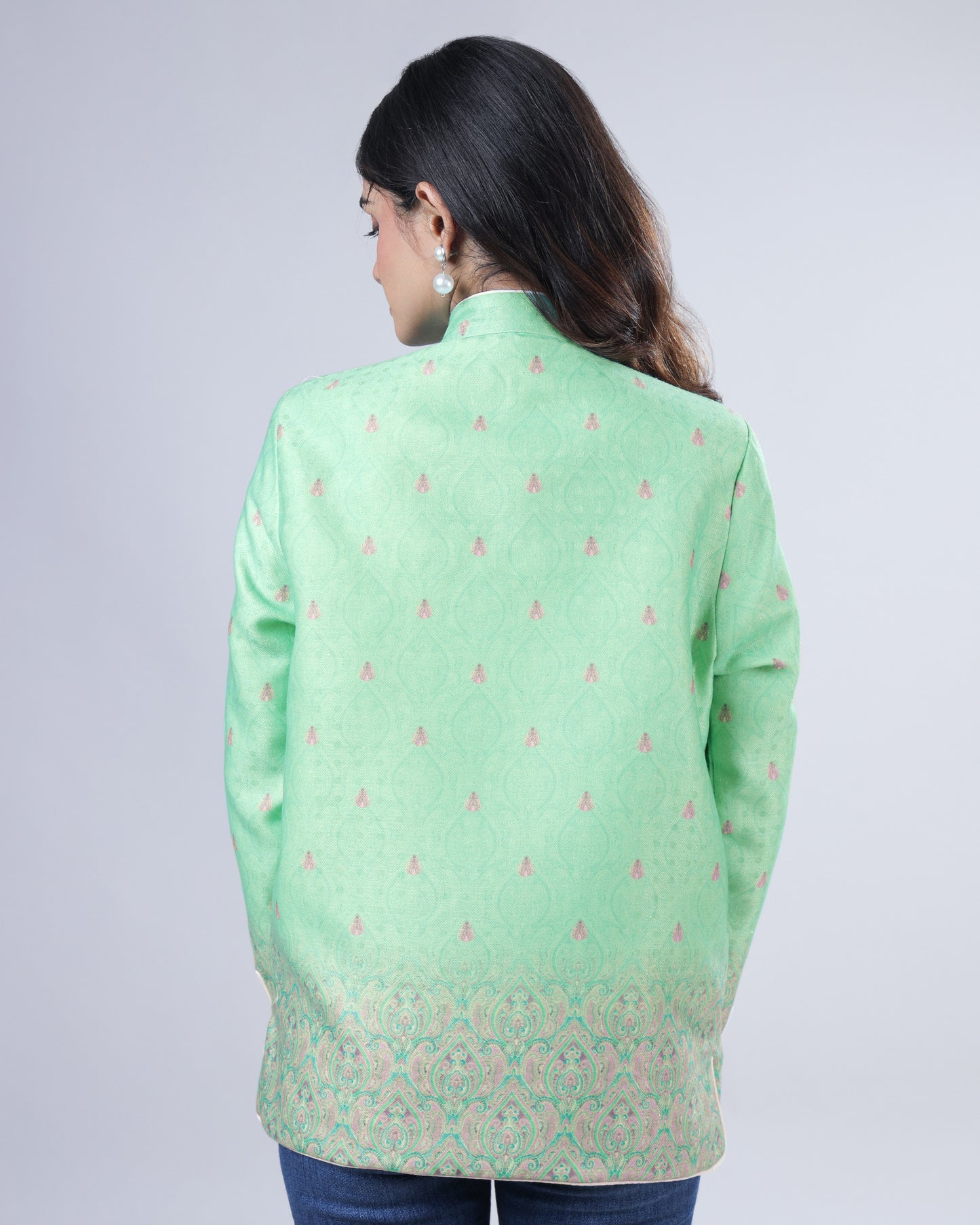 Paisley Moif Pashmina Jacket For Women