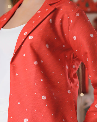 Quirkmas Jacket - Santa Inspired Festive Wear for Women