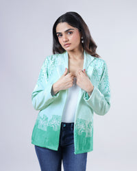 Stylish Premium Velvet Heart Jacket For Women