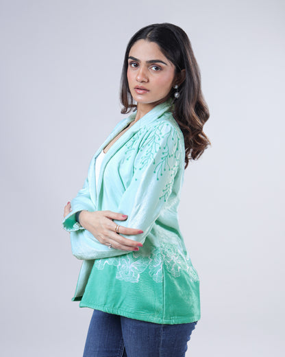 Stylish Premium Velvet Heart Jacket For Women