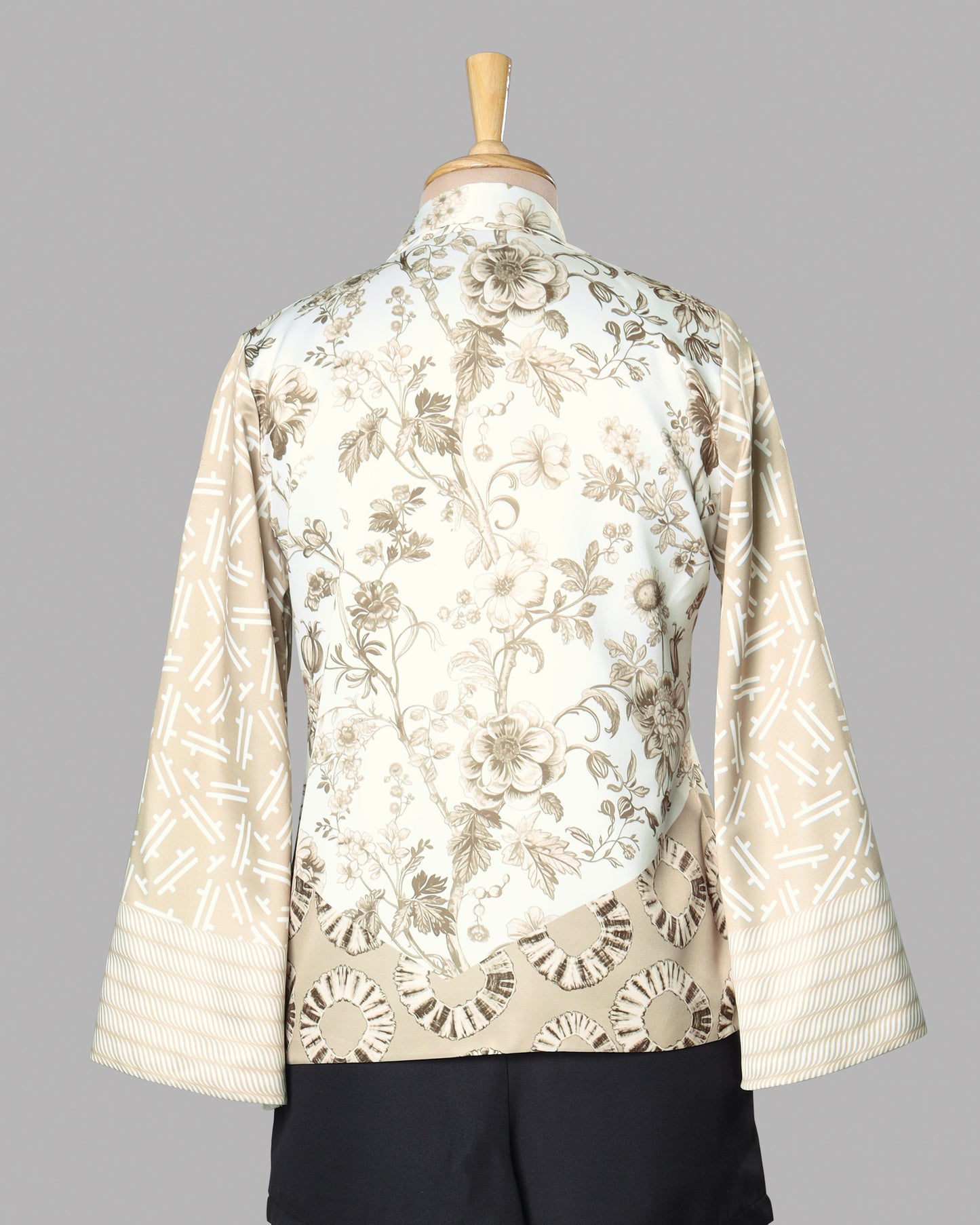 Charmeuse Bell-Sleeve Layering Jacket - Cold-Season Glam