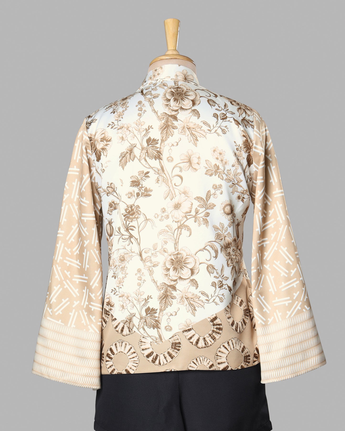 Charmeuse Bell-Sleeve Layering Jacket - Cold-Season Glam