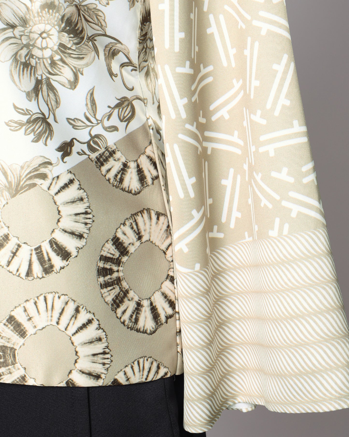 Charmeuse Bell-Sleeve Layering Jacket - Cold-Season Glam