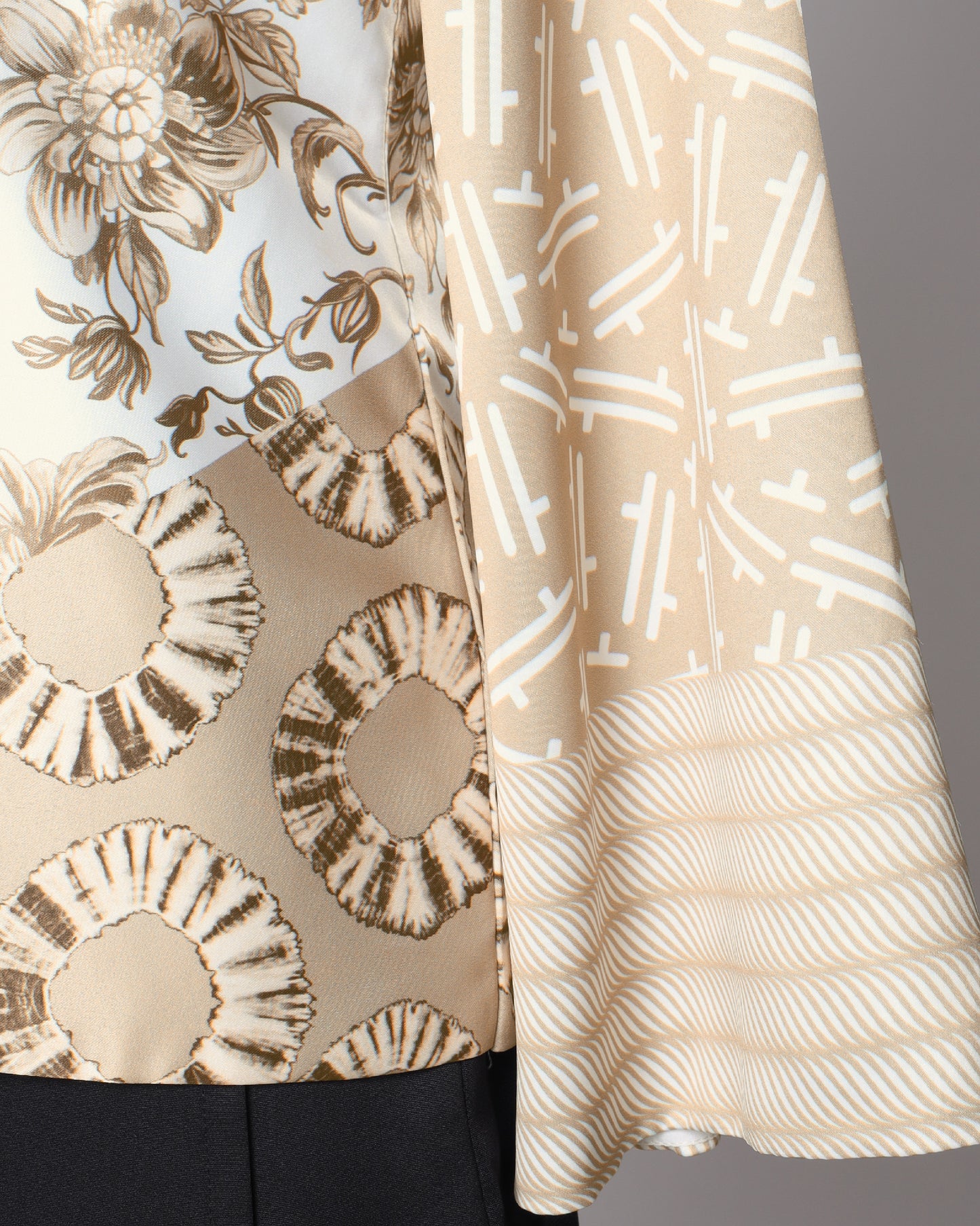 Charmeuse Bell-Sleeve Layering Jacket - Cold-Season Glam