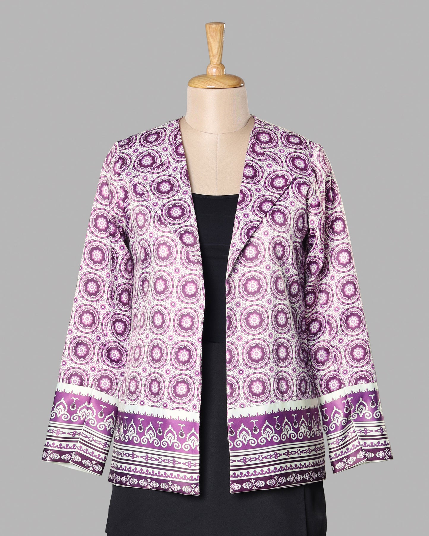 Charmeuse Satin Jacket - Designer Insta-Viral Look Partywear