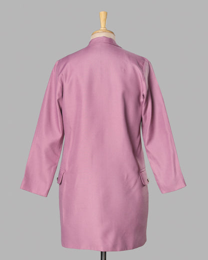 Fabcurate BlushBoss Long Women's Jacket - Soft Color, Strong Style