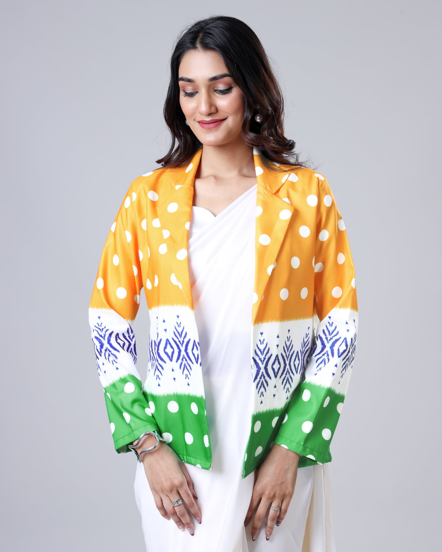 Fabcurate Tiranga Fever Womens Jacket - India Is Loving It