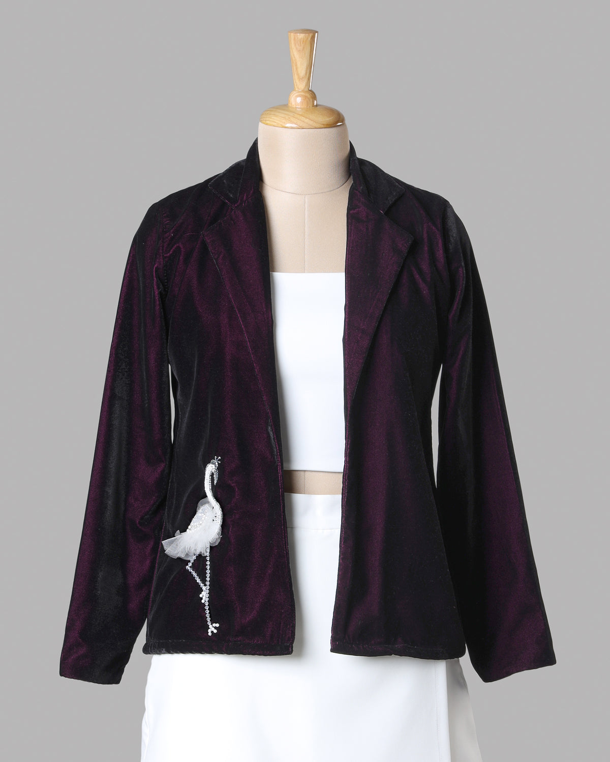 IconDrop Velvet Womens Jacket - Exclusive Rich Look Edition