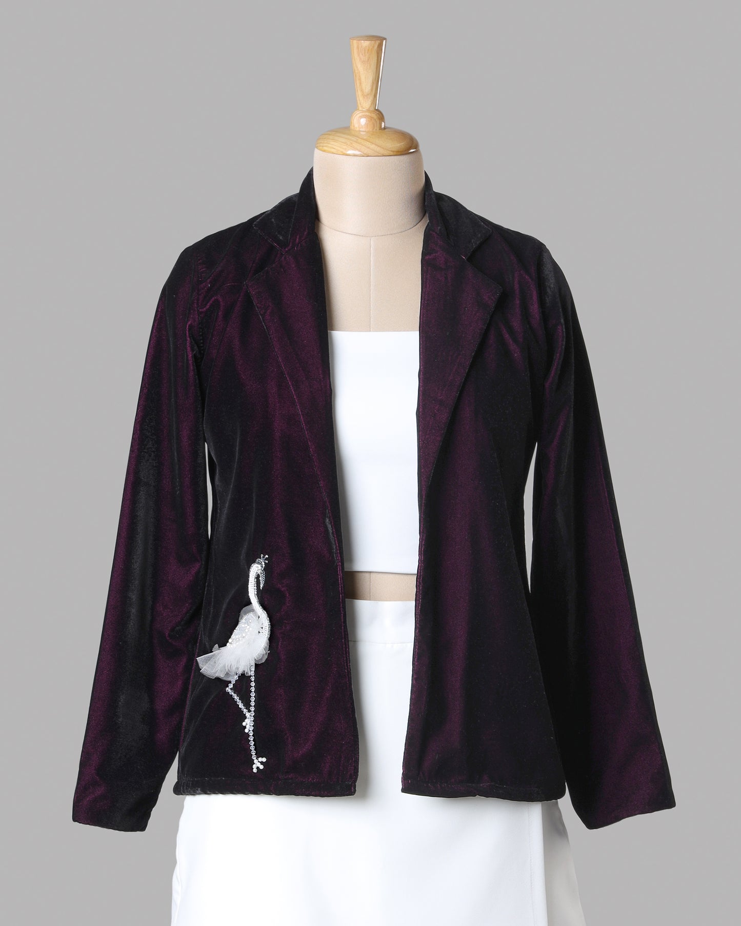 IconDrop Velvet Womens Jacket - Exclusive Rich Look Edition