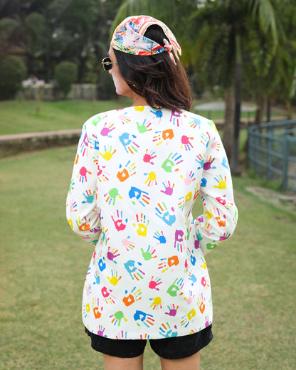 Holi Looks That Feel Better Together - Indo Fusion Jacket