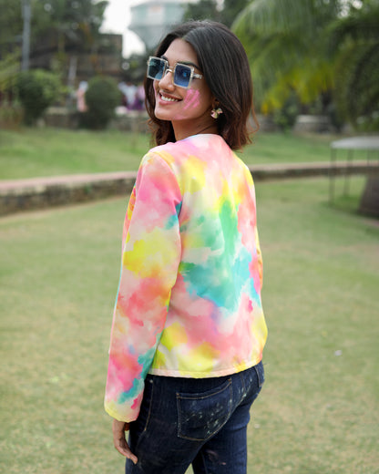 Holi Special Jacket Designed for the Spotlight