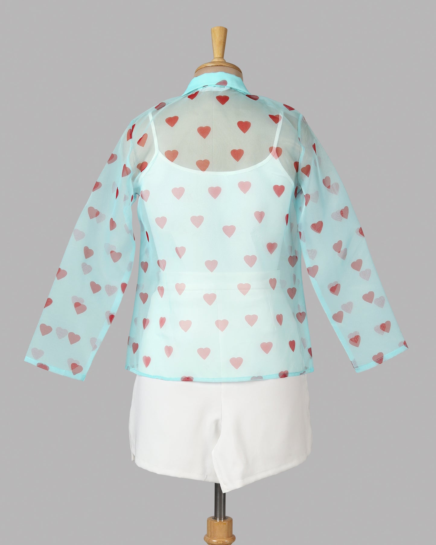 Fabcurate Obsessed Already 💖 Viral Heart Mesh Jacket