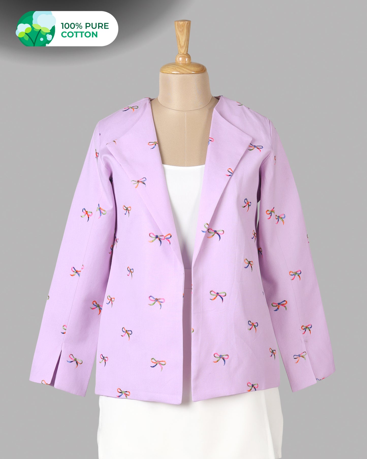 Most Clicked Bow Thread Work Women’s Jacket