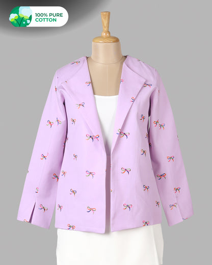 Most Clicked Bow Thread Work Women’s Jacket