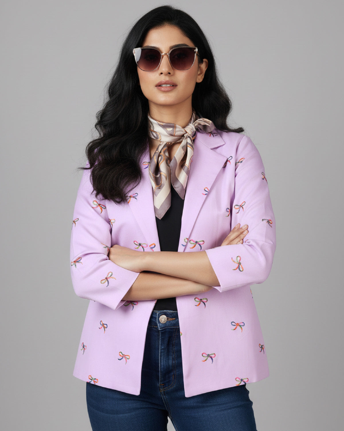 Most Clicked Bow Thread Work Women’s Jacket