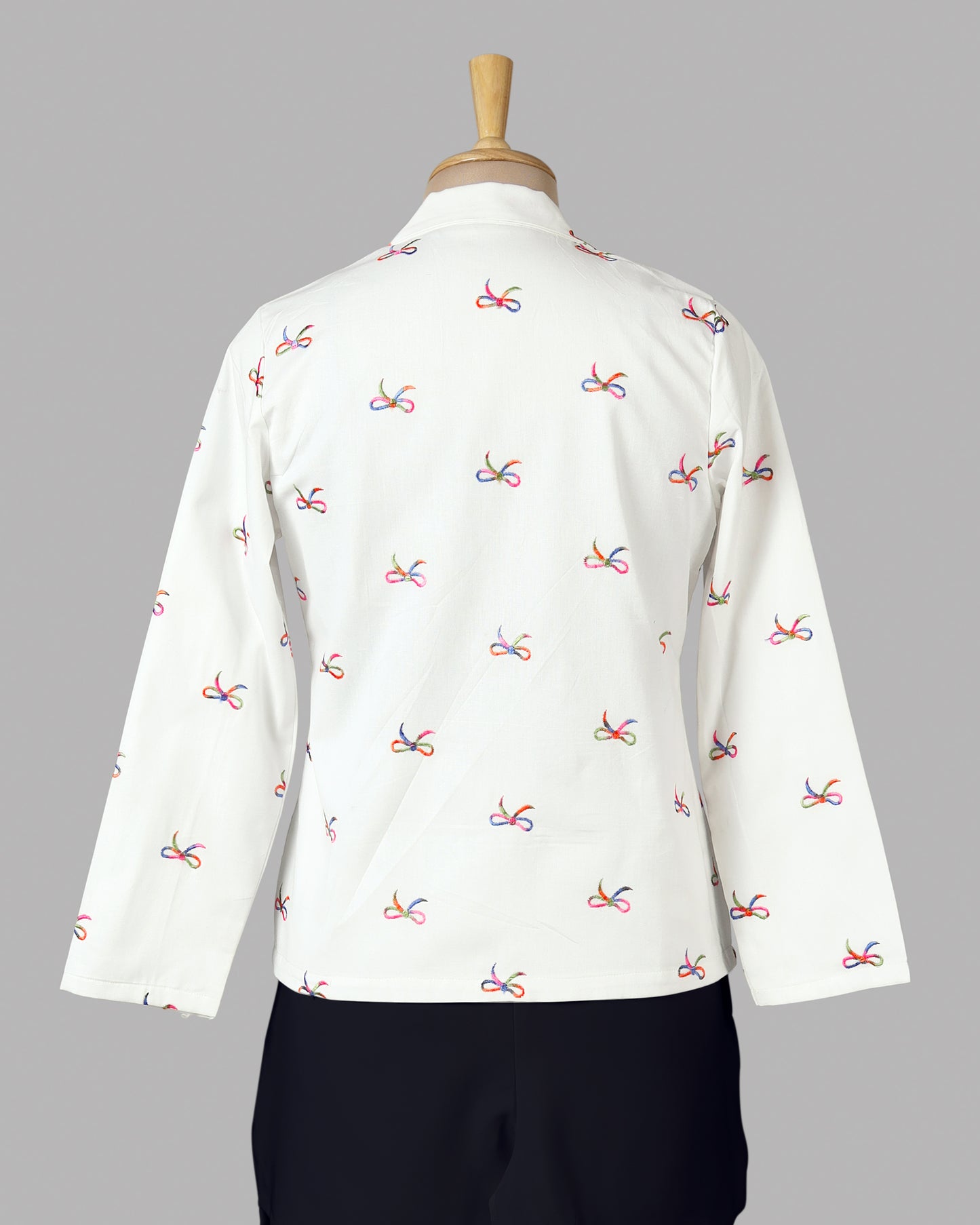 Currently Breaking the Internet Bow Embroidered Women’s Jacket