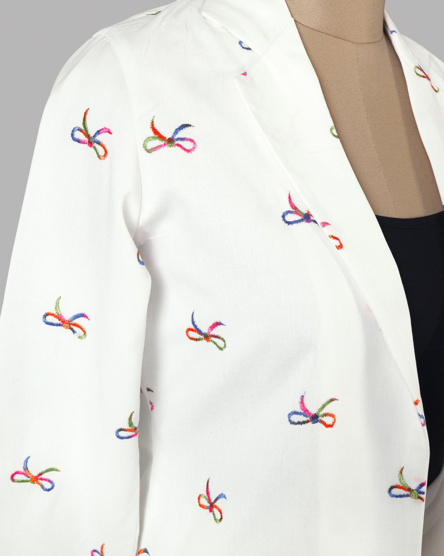 Currently Breaking the Internet Bow Embroidered Women’s Jacket