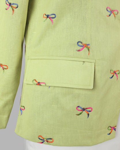 Going Viral Right Now - Bow Thread Work Women’s Jacket