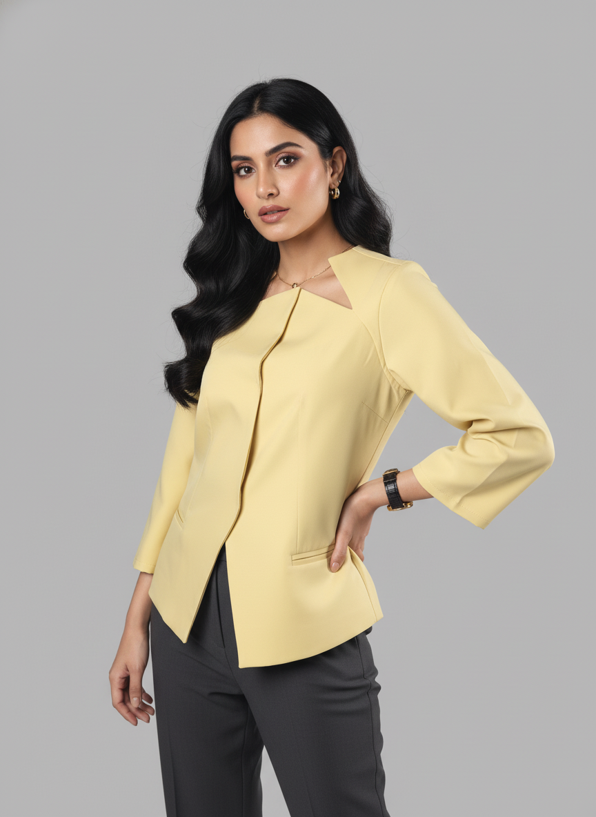 Go- To Layer Tie- Up Jacket - Effortless Daily Fit
