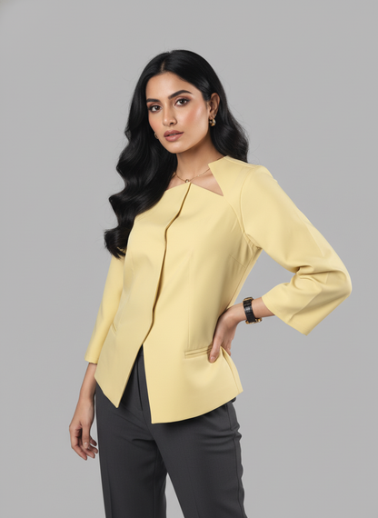 Go- To Layer Tie- Up Jacket - Effortless Daily Fit