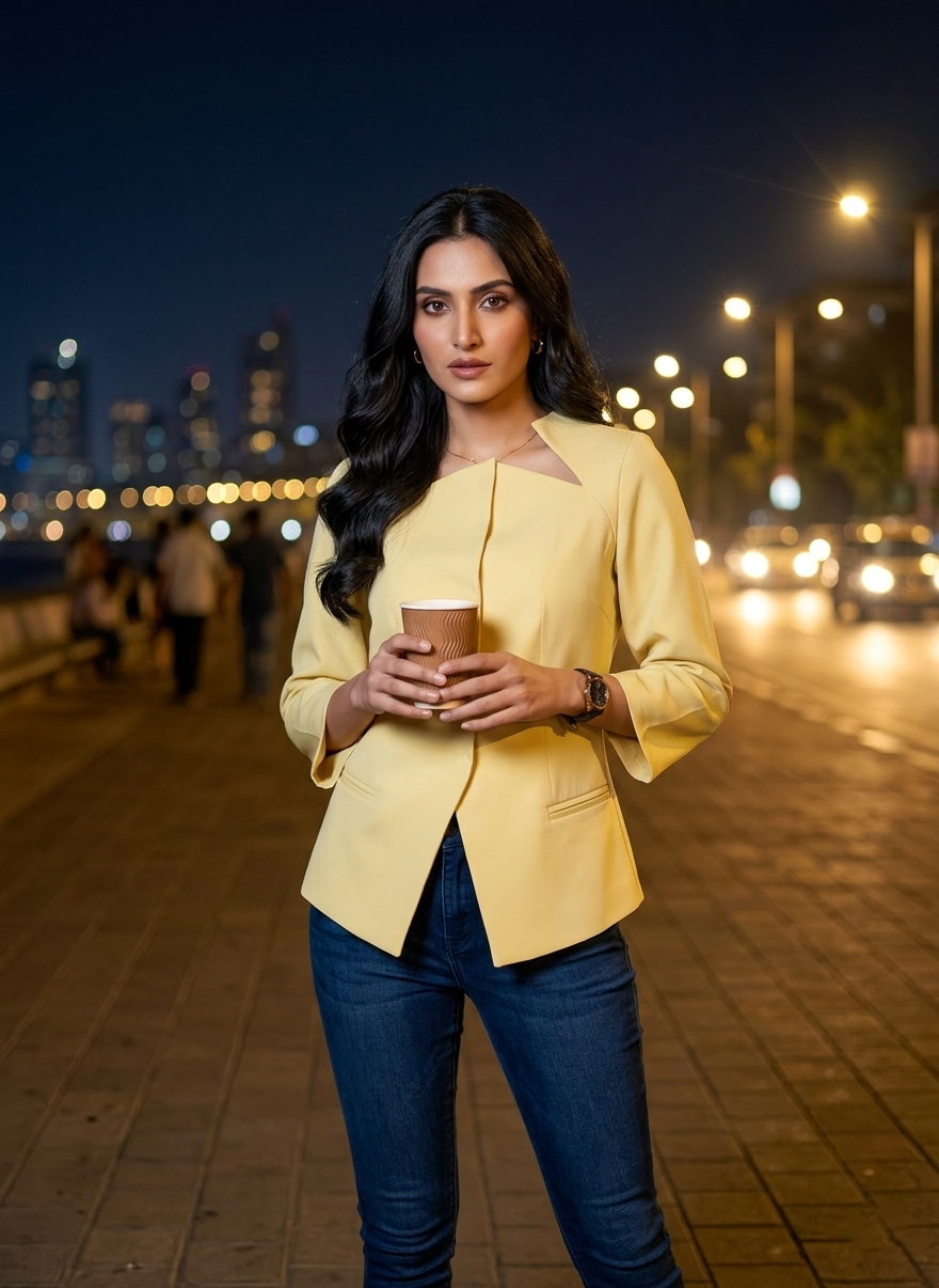 Go- To Layer Tie- Up Jacket - Effortless Daily Fit