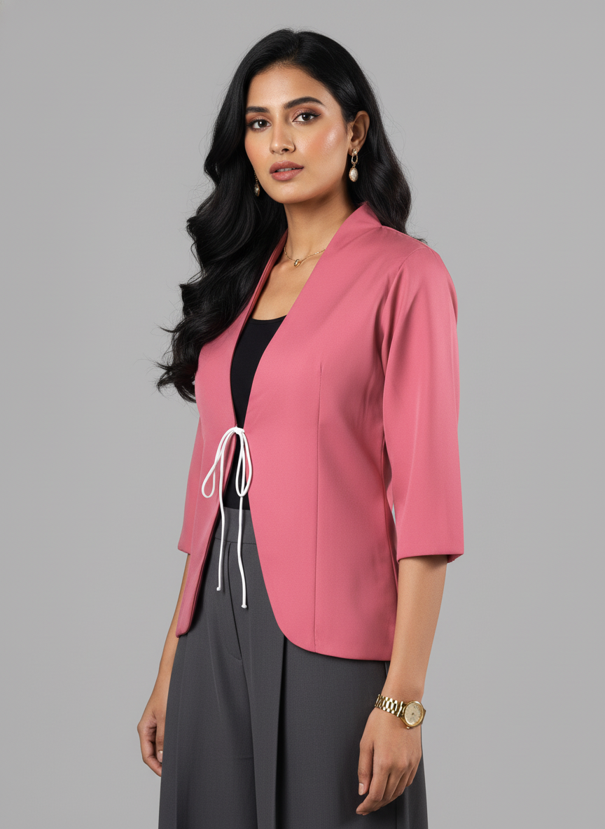 Corporate Cool Solid Jacket - Everyday Boardroom Style