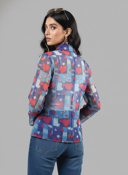 Romantic Heart Womens Jacket 💖 - Made for Every Special Moment⚡