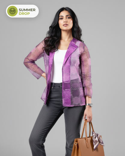 Lightweight Oganza Jacket ✨ – Most Wanted Fashion Pick💰