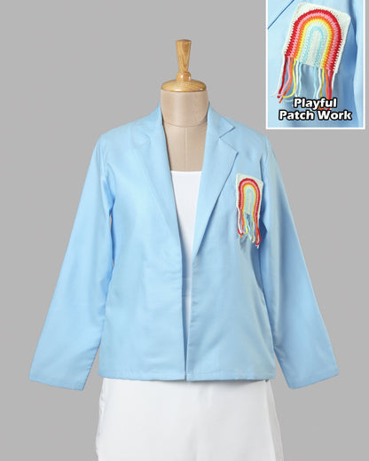 ⚡Trending Fit Patch Jacket - Make Your Reel Viral #OOTD
