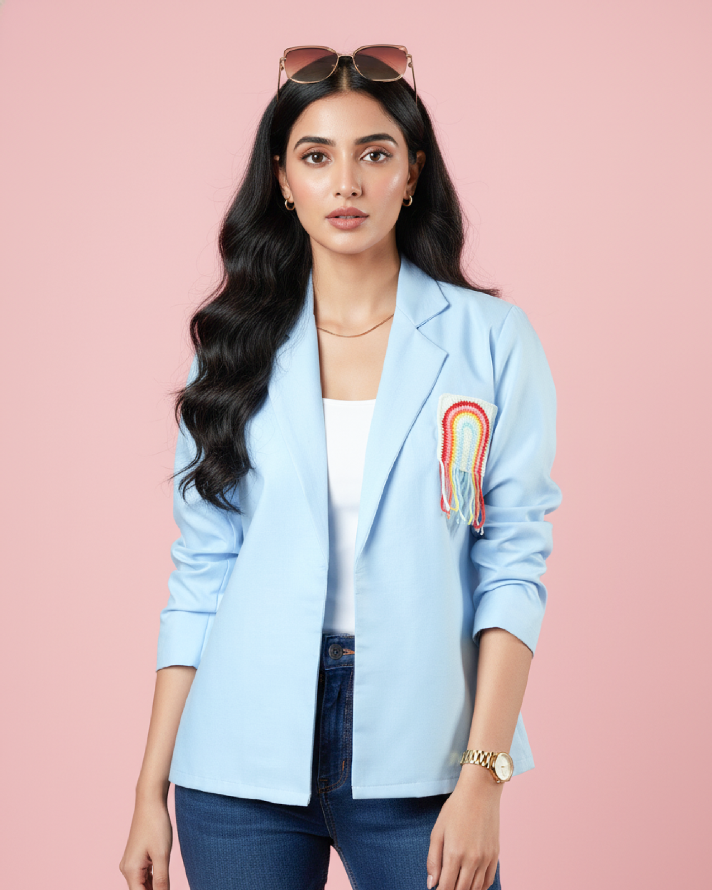 ⚡Trending Fit Patch Jacket - Make Your Reel Viral #OOTD