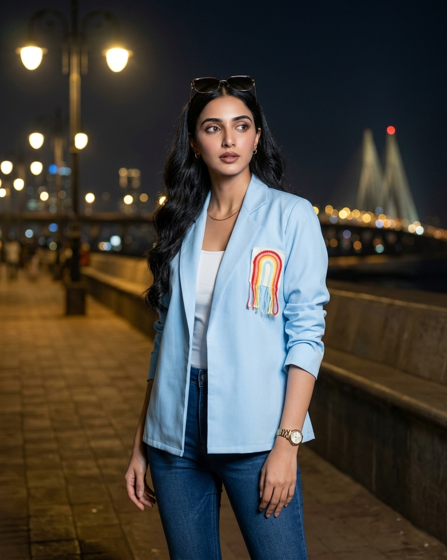 ⚡Trending Fit Patch Jacket - Make Your Reel Viral #OOTD