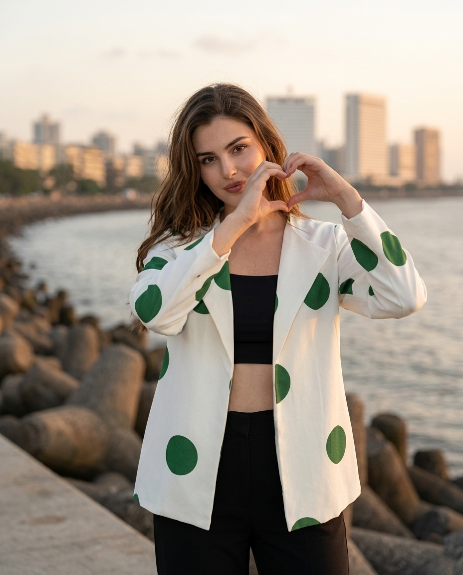 #1 Viral Green Polka Dot Jacket 2026 Trend