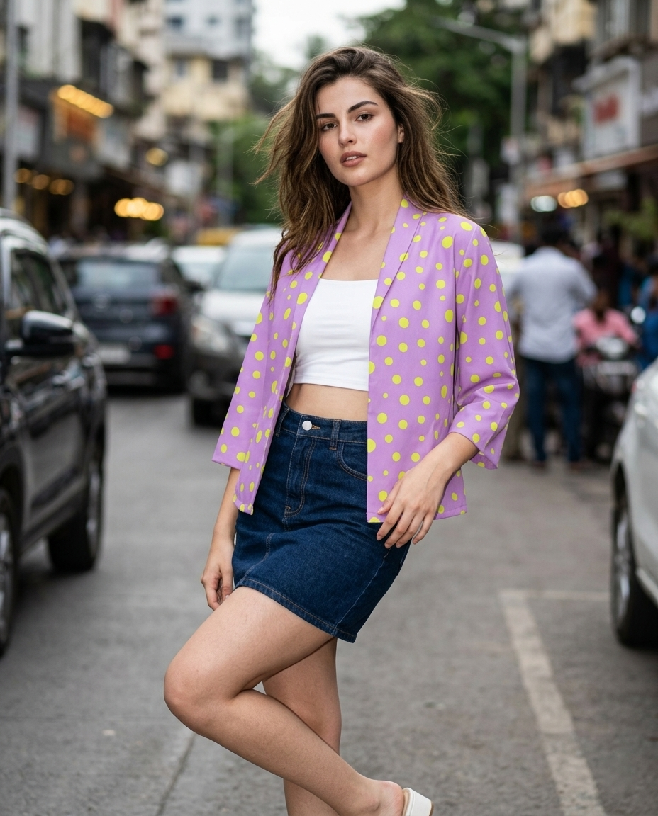 Million Views Polka Dot Jacket