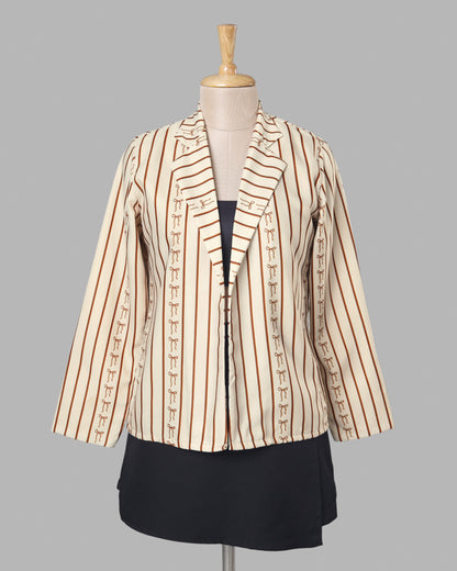 CityVibe Jacket - Smart Casual Essential with Eye-Catching Patterns