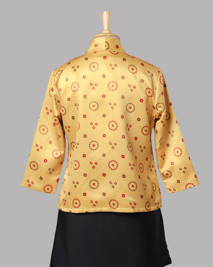 Don't Miss Out - Golden Festive Women's Jacket 💛