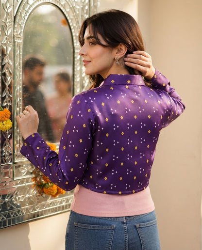 Hot Right Now - Shahi Purple Women's Jacket 👑