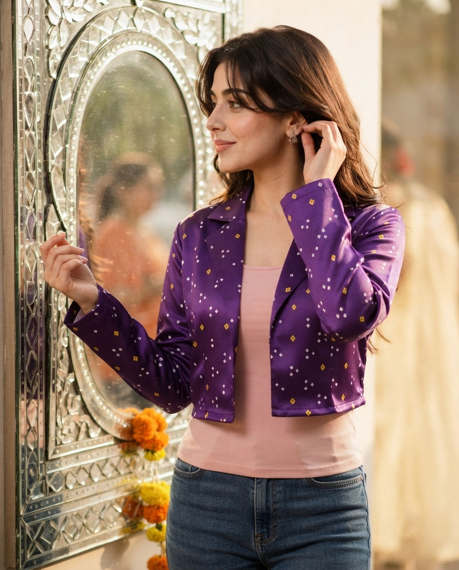 Hot Right Now - Shahi Purple Women's Jacket 👑