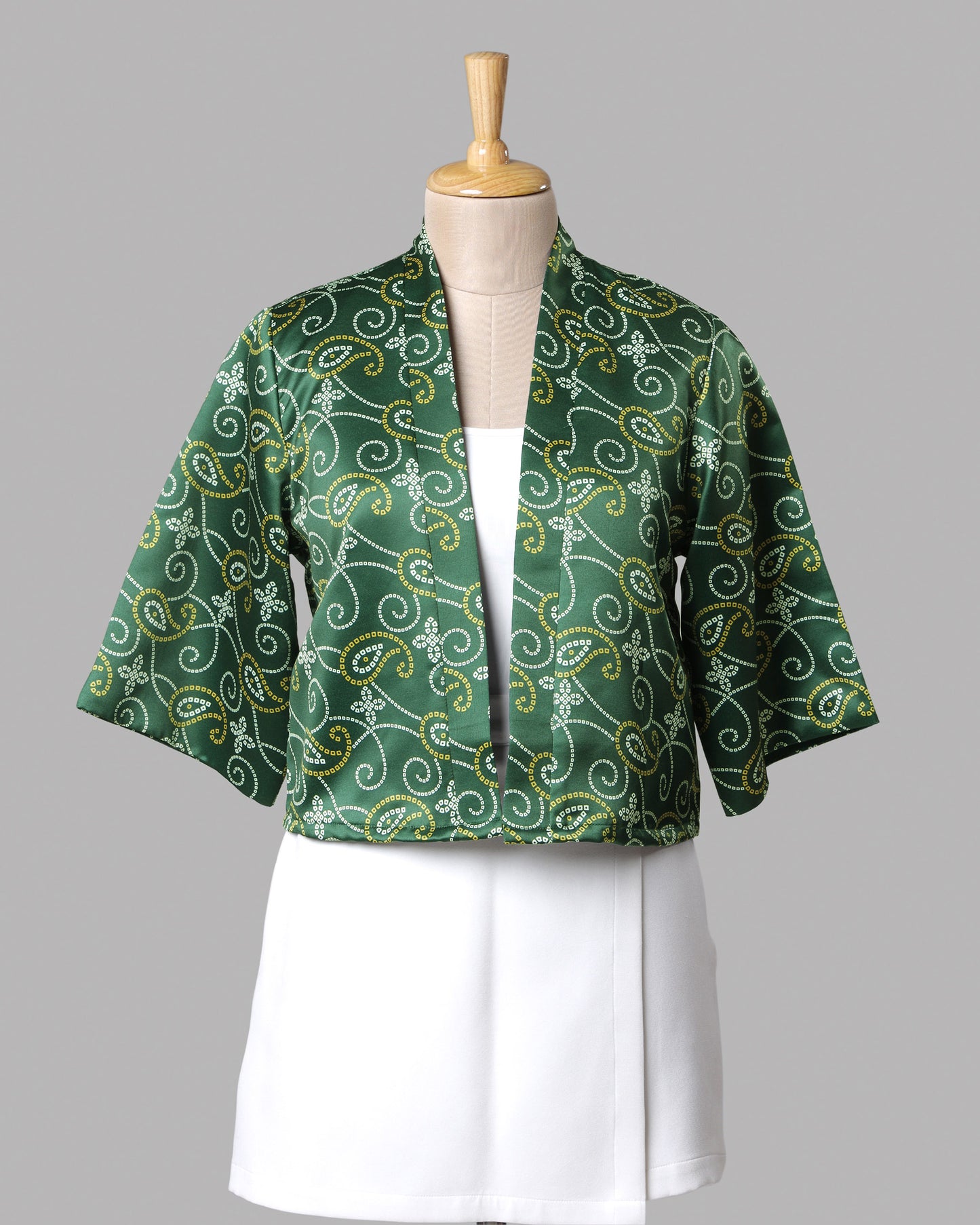 Viral Festive Pick - Premium Green Printed Jacket 🚨