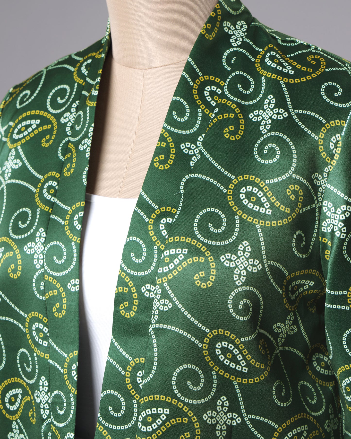 Viral Festive Pick - Premium Green Printed Jacket 🚨